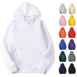 Men Fashion Hooded Sweatshirt Pullover Hoodie Unisex Black White Hoodies For Men Sudaderas Para Hombres Polerones hit product
